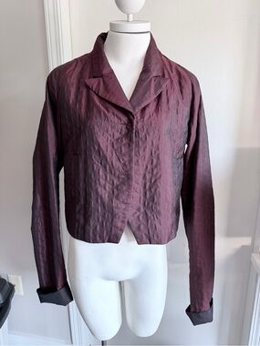 Dries Van Noten jacket in burgundy